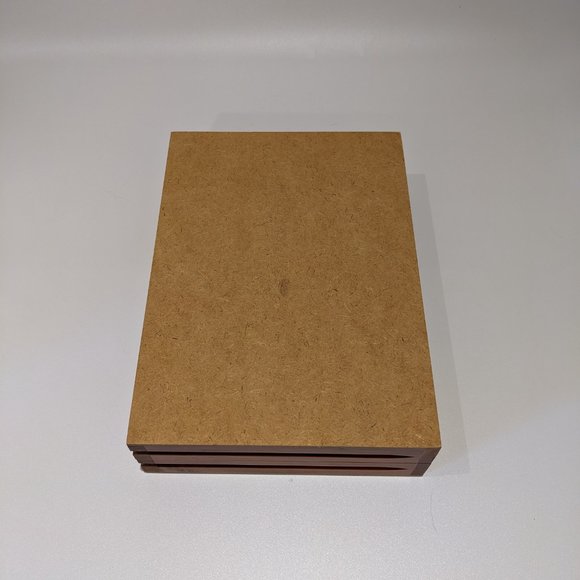 Gorgeous Black Lone Wolf Cedar Keepsake Jewelry Box - Picture 4 of 5